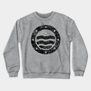 Distressed Seascape Crewneck Sweatshirt